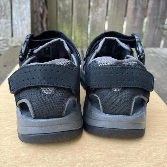 Teva Men’s Omnium 2 Hybrid Hiking Water Shoes in Black & Gray Sz 8